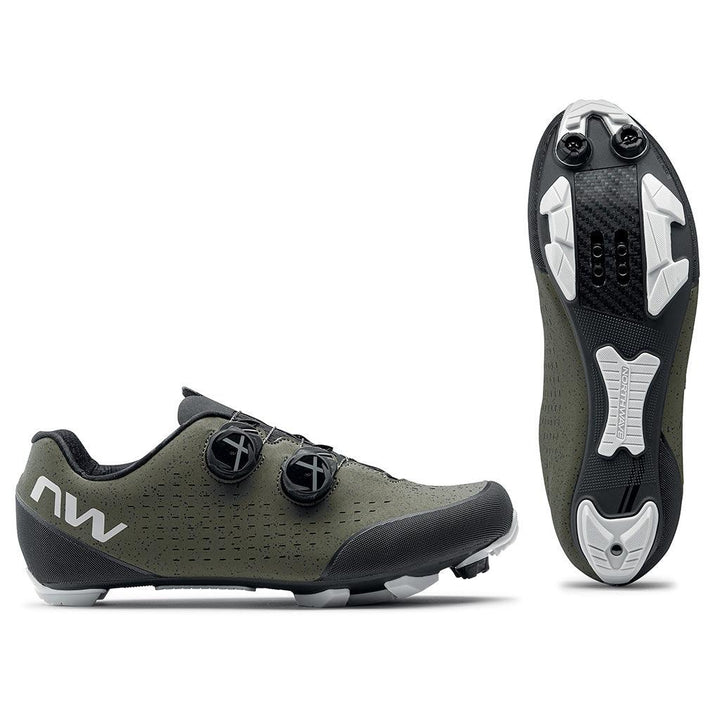 Northwave Rebel 3 MTB Cycling Shoes (Forest) - BUMSONTHESADDLE