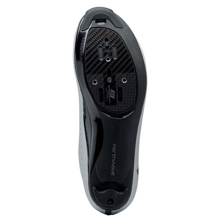 Northwave Revolution 3 Road Cycling Shoes (Silver) - BUMSONTHESADDLE