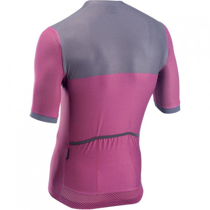 Northwave Storm Air Mens Cycling Jersey (Plum/Dark Grey) - BUMSONTHESADDLE