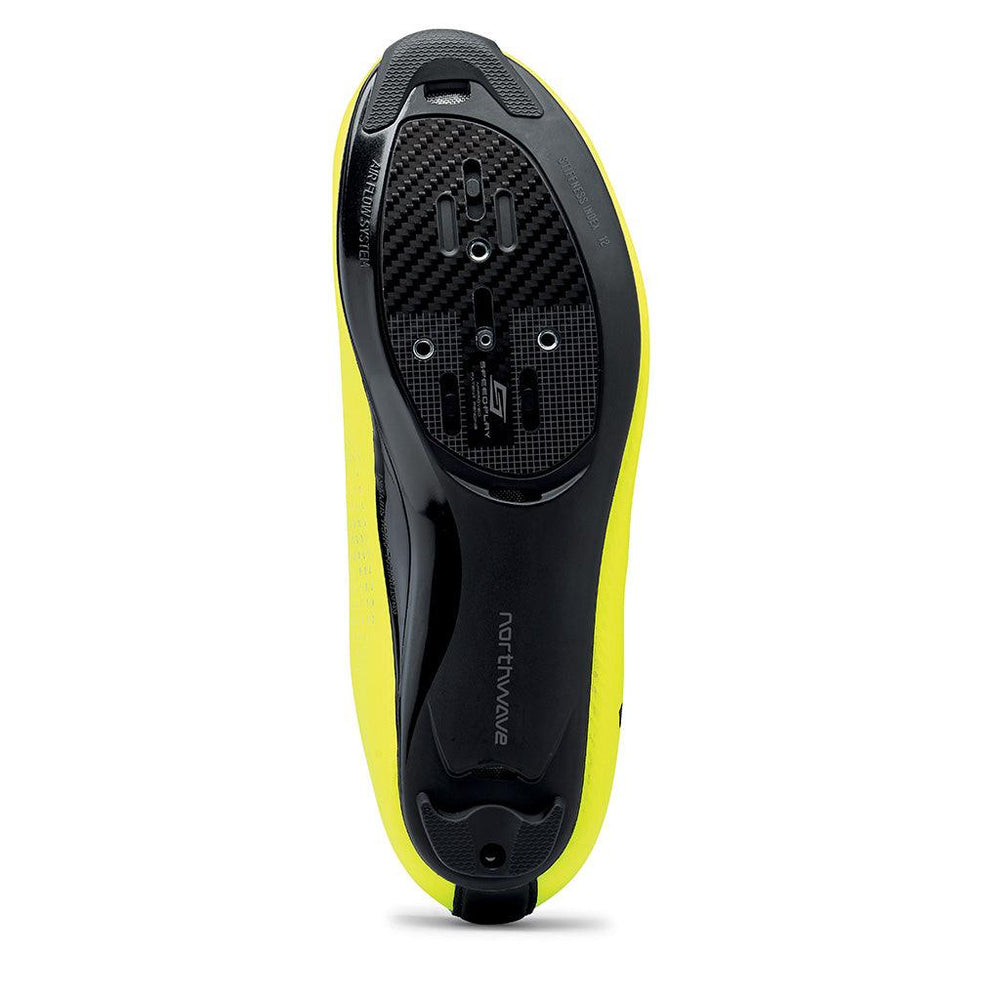 Northwave Storm Carbon 2 Road Cycling Shoes (Yellow Fluo/ Black) - BUMSONTHESADDLE