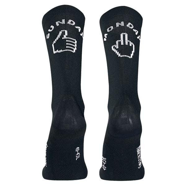 Northwave Sunday Monday Unisex Socks (Black) - BUMSONTHESADDLE