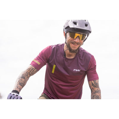 Northwave MTB Xtrail 2 Mens Cycling Jersey (Plum)