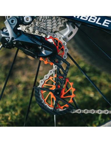 Nova Ride Shimano R80XX-91XX Derailleur Pulley (Orange) - BUMSONTHESADDLE