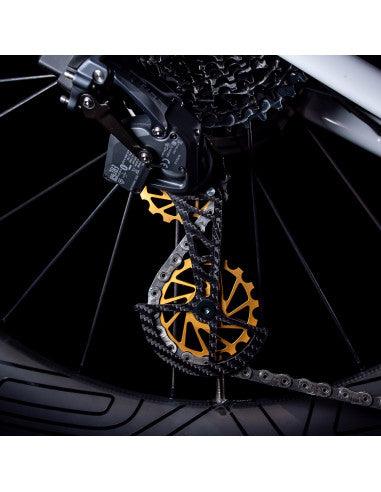Nova Ride SRAM AXS 12S Red/Force Derailleur Pulley (Gold) - BUMSONTHESADDLE