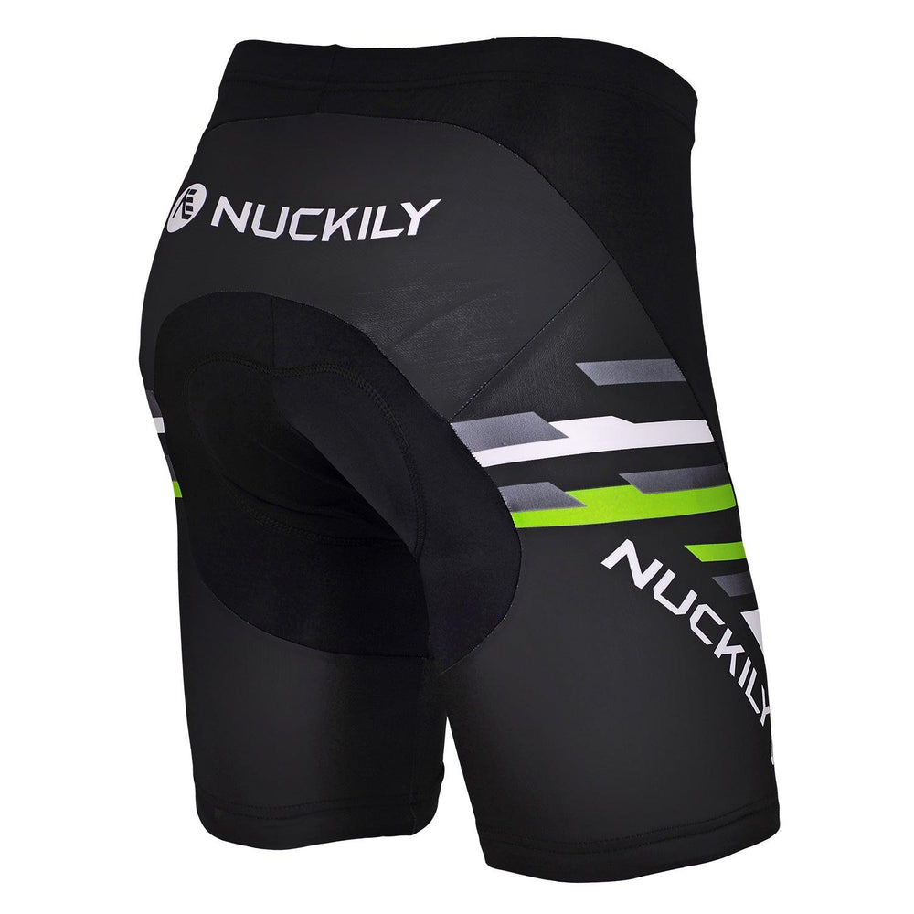 Nuckily MB004 Mens Cycling Shorts (Black) - BUMSONTHESADDLE