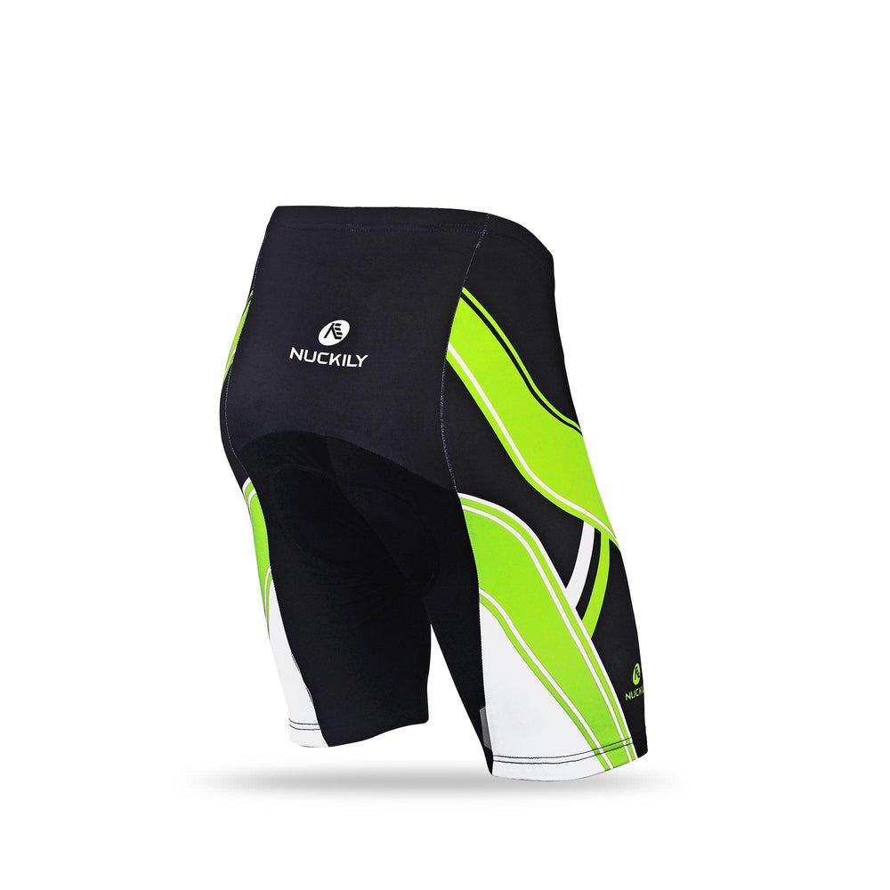 Nuckily MB025 Mens Cycling Shorts (Green) - BUMSONTHESADDLE