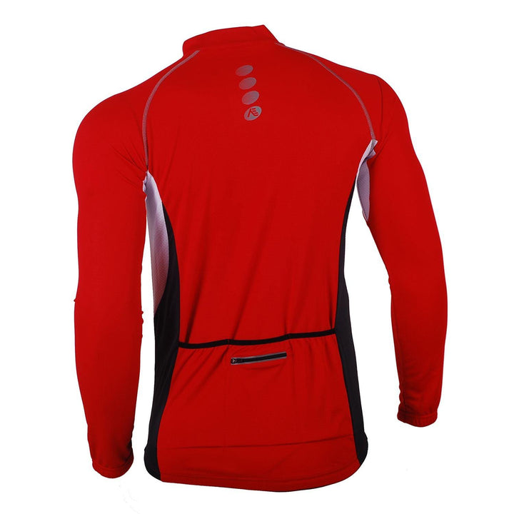 Nuckily MH008 Mens Cycling Jersey (Red) - BUMSONTHESADDLE