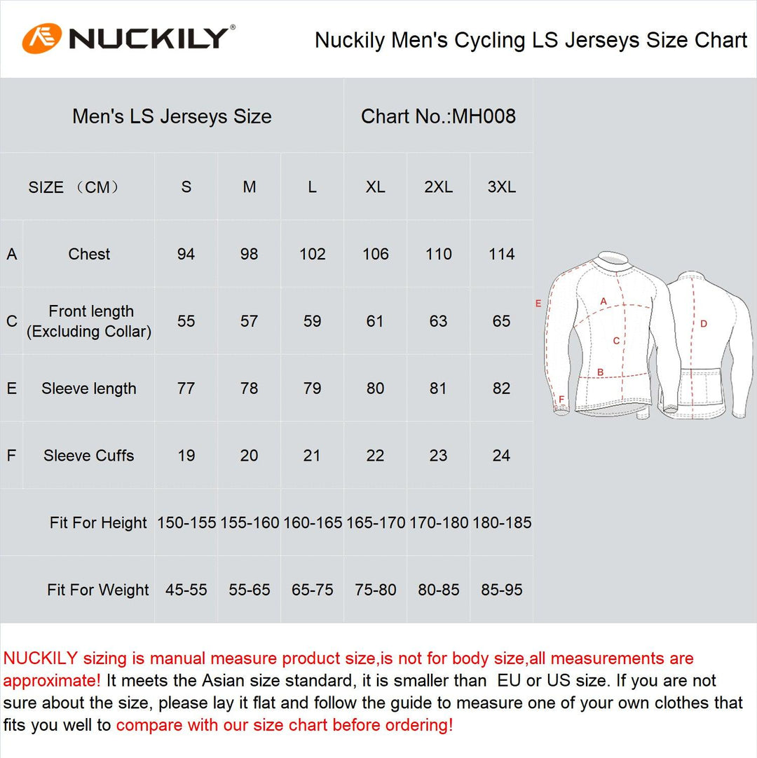 Nuckily MH008 Mens Cycling Jersey (Red) - BUMSONTHESADDLE