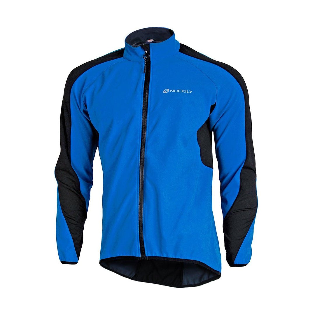 Nuckily NJ04 Fleece Winter Jacket (Blue) - BUMSONTHESADDLE