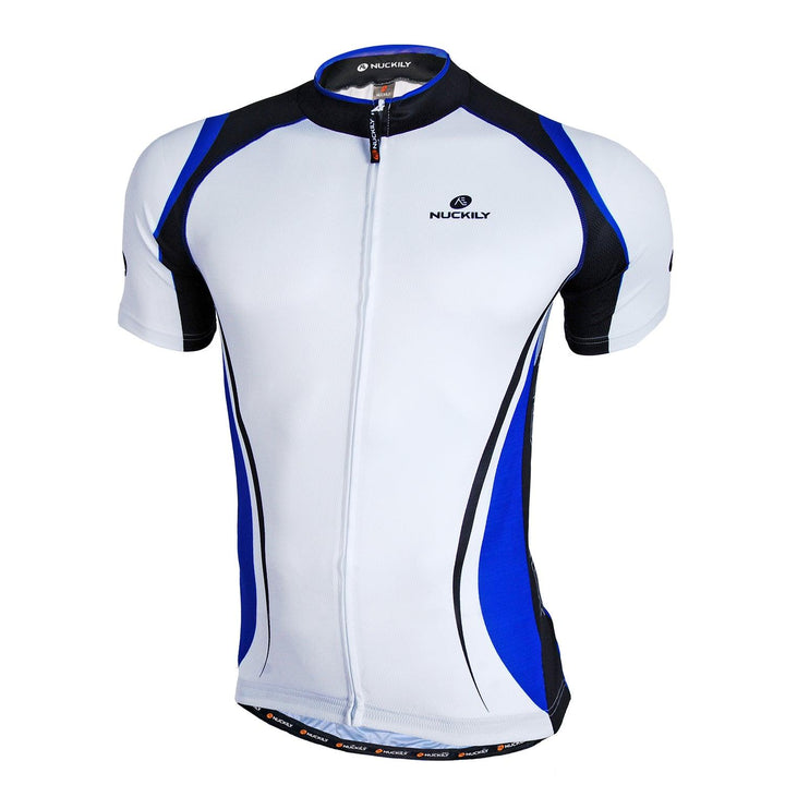 Nuckily NJ502 Mens Cycling Jersey (Blue) - BUMSONTHESADDLE