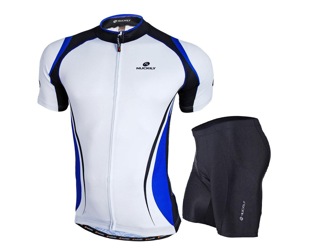 Nuckily NJ502-NS355 Jersey And Shorts Set (Blue) - BUMSONTHESADDLE