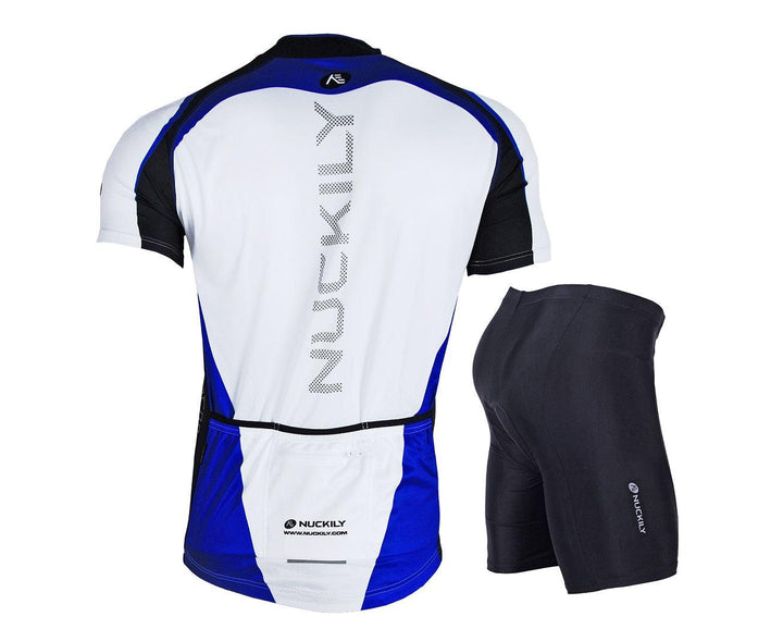 Nuckily NJ502-NS355 Jersey And Shorts Set (Blue) - BUMSONTHESADDLE