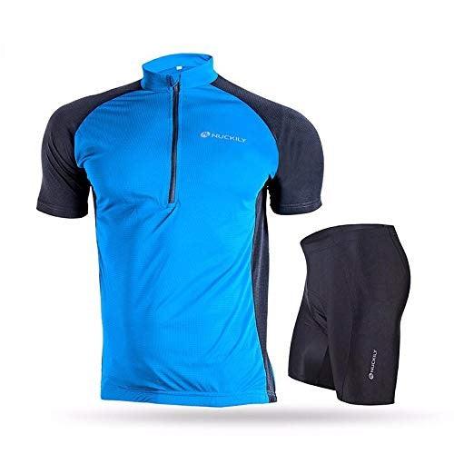 Nuckily NJ601-NS355 Jersey and Shorts Set (Blue) - BUMSONTHESADDLE