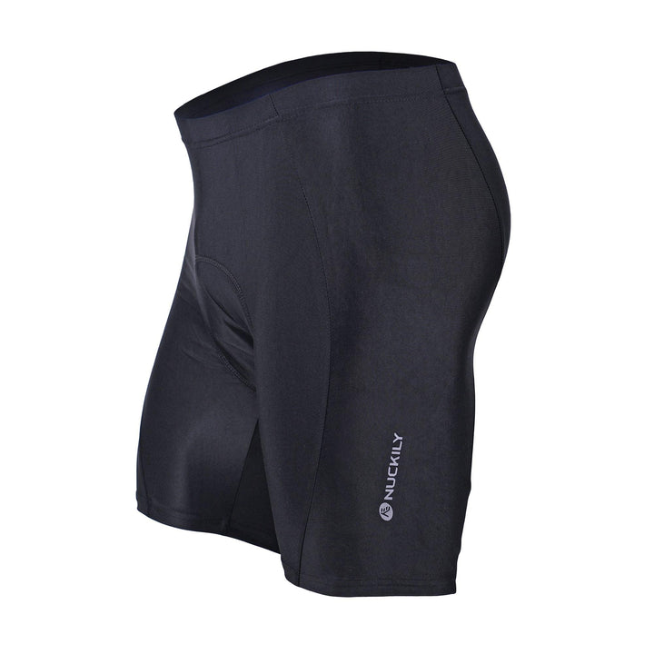 Nuckily NS355 Mens Cycling Shorts (Black) - BUMSONTHESADDLE