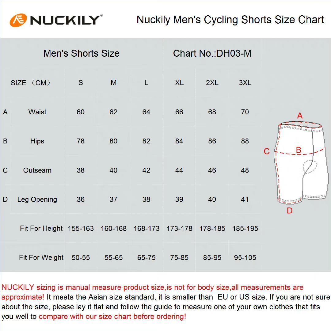 Nuckily NS355 Mens Cycling Shorts (Black) - BUMSONTHESADDLE