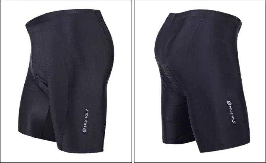 Nuckily NS355 Mens Cycling Shorts (Black) - BUMSONTHESADDLE