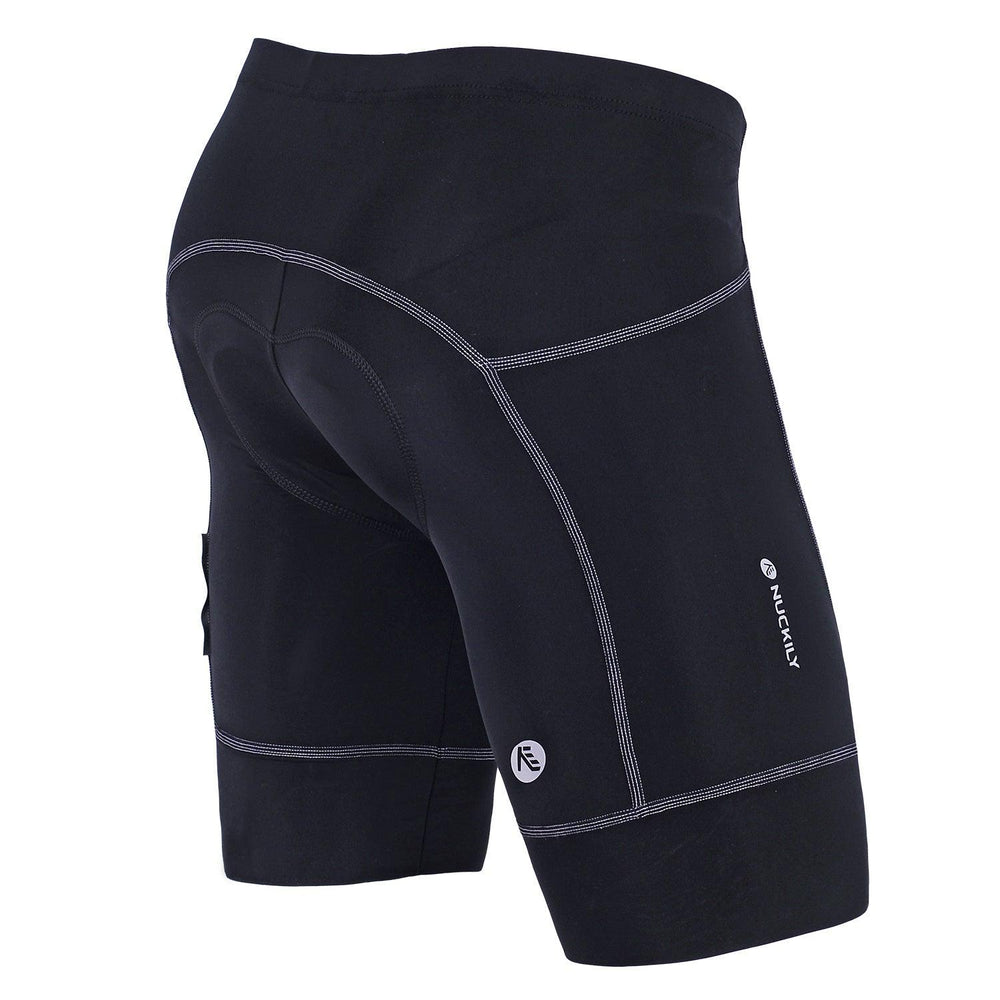 Nuckily NS361 Mens Cycling Shorts (Black) - BUMSONTHESADDLE