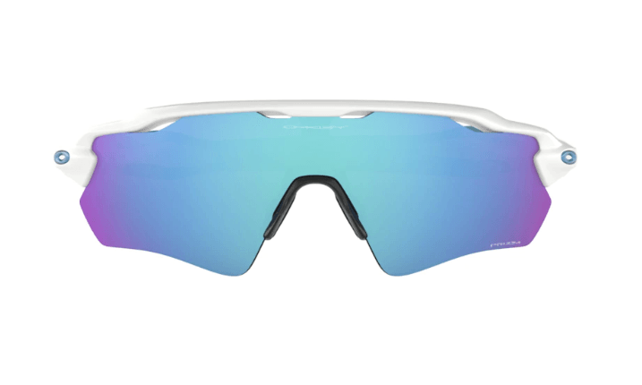 Oakley Radar EV Path Sport Sunglasses (Prizm Sapphire/Polished White) - BUMSONTHESADDLE