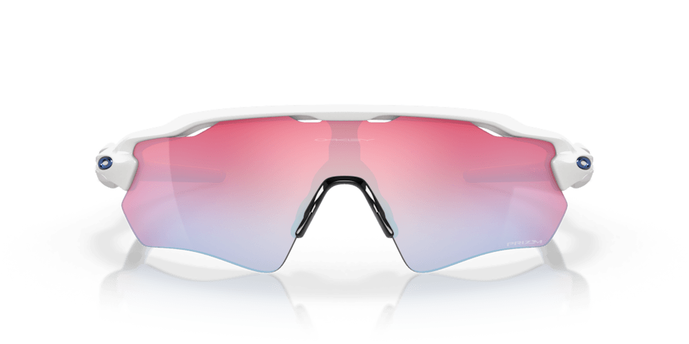 Oakley Radar EV Path Sport Sunglasses (Prizm Snow Sapphire/Polished White) - BUMSONTHESADDLE