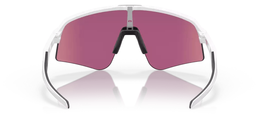 Oakley Sutro Lite Sweep Sport Sunglasses (Prizm Road Jade/Matte White) - BUMSONTHESADDLE