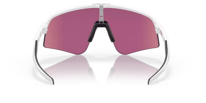 Oakley Sutro Lite Sweep Sport Sunglasses (Prizm Road Jade/Matte White) - BUMSONTHESADDLE