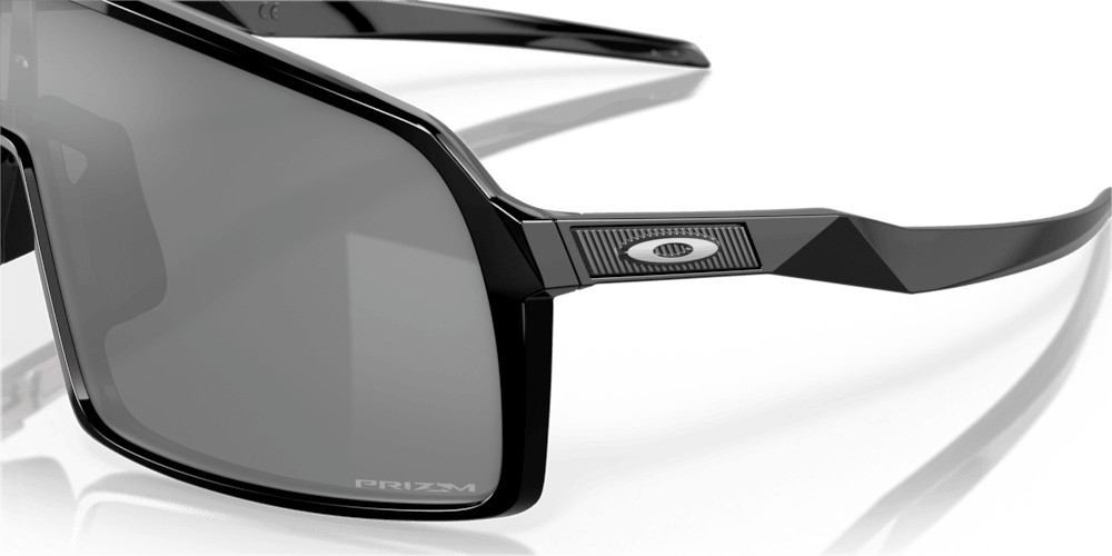 Oakley Sutro Sport Sunglasses (Prizm Black/Polished Black) - BUMSONTHESADDLE