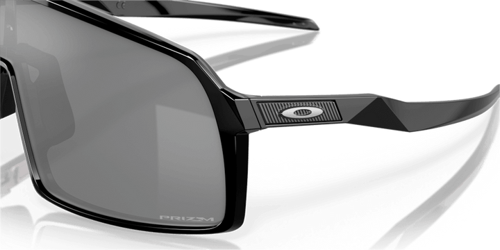 Oakley Sutro Sport Sunglasses (Prizm Black/Polished Black) - BUMSONTHESADDLE