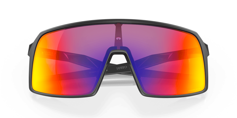 Oakley Sutro Sport Sunglasses (Prizm Road/Matte Black) - BUMSONTHESADDLE