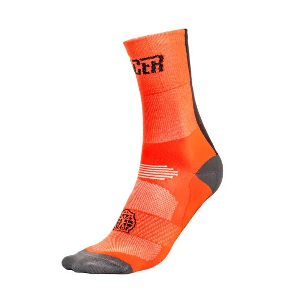 Bioracer Summer Unisex Cycling Socks (Fluo Orange)