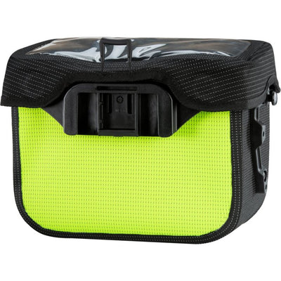 Ortlieb Ultimate Six High Visibility Hnadlebar Bag (Neon Yellow/Black Reflective)