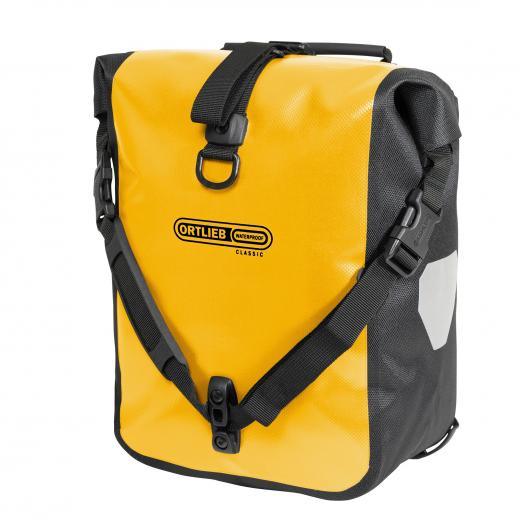 Ortlieb QL2.1 Classic Sport Roller Pannier Bag (Yellow/Black) - BUMSONTHESADDLE