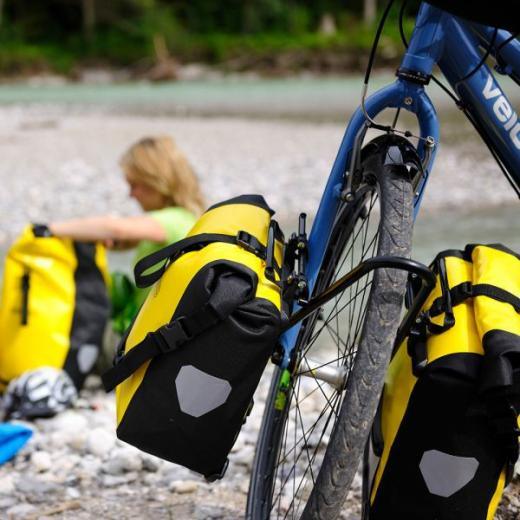 Ortlieb QL2.1 Classic Sport Roller Pannier Bag (Yellow/Black) - BUMSONTHESADDLE