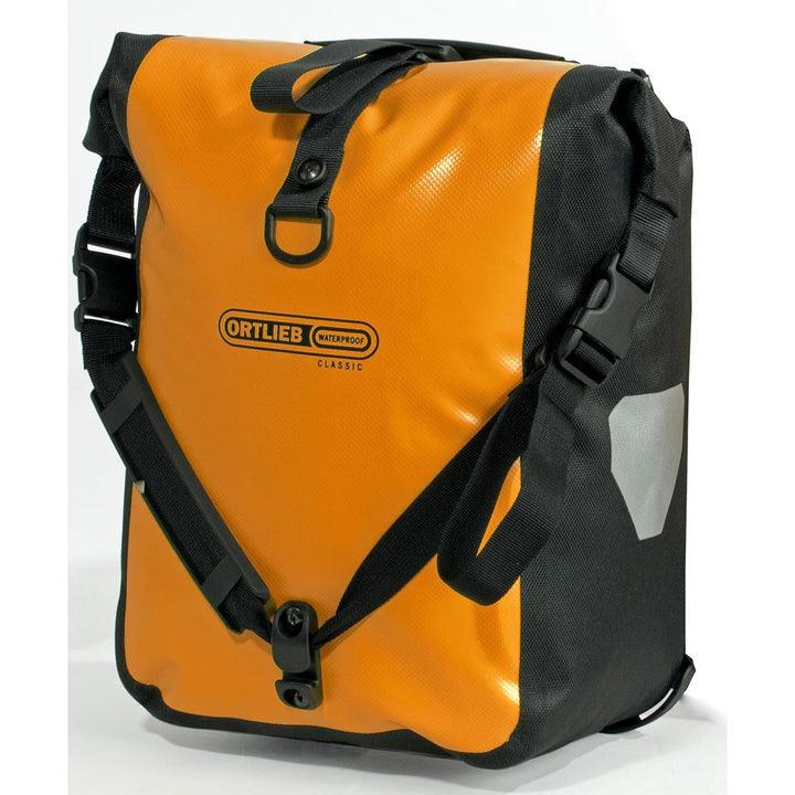 Ortlieb Sport-Roller Classic Front Pannier Bag (Orange-Black) - BUMSONTHESADDLE