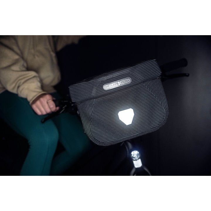 Ortlieb Ultimate Six High Visibility Handlebar Bag (Black Reflective)