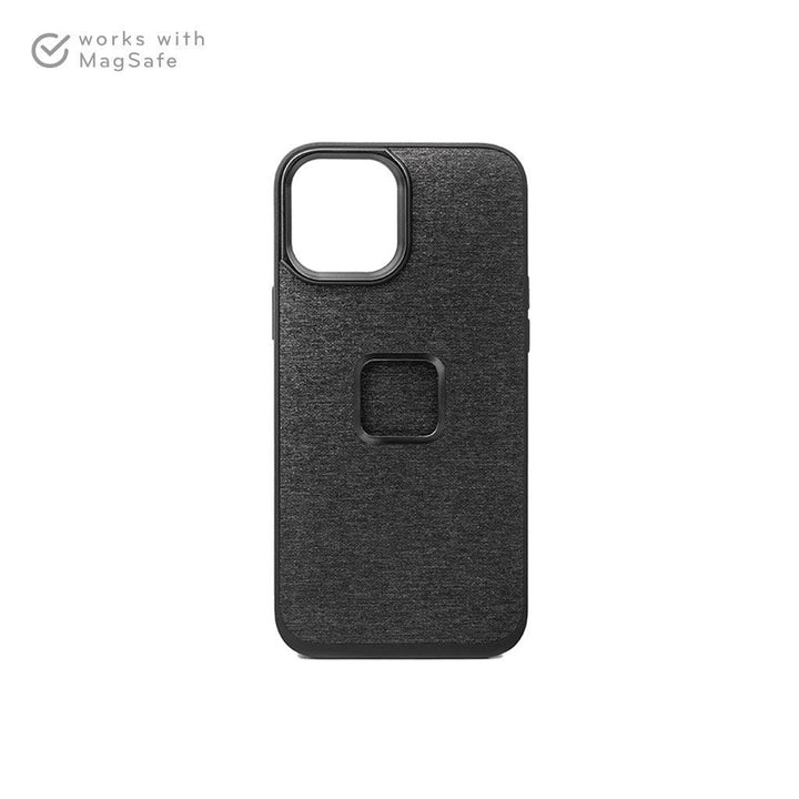 Peak Design Mobile Everyday Fabric Case For iPhone 13 Mini (Charcoal) - BUMSONTHESADDLE
