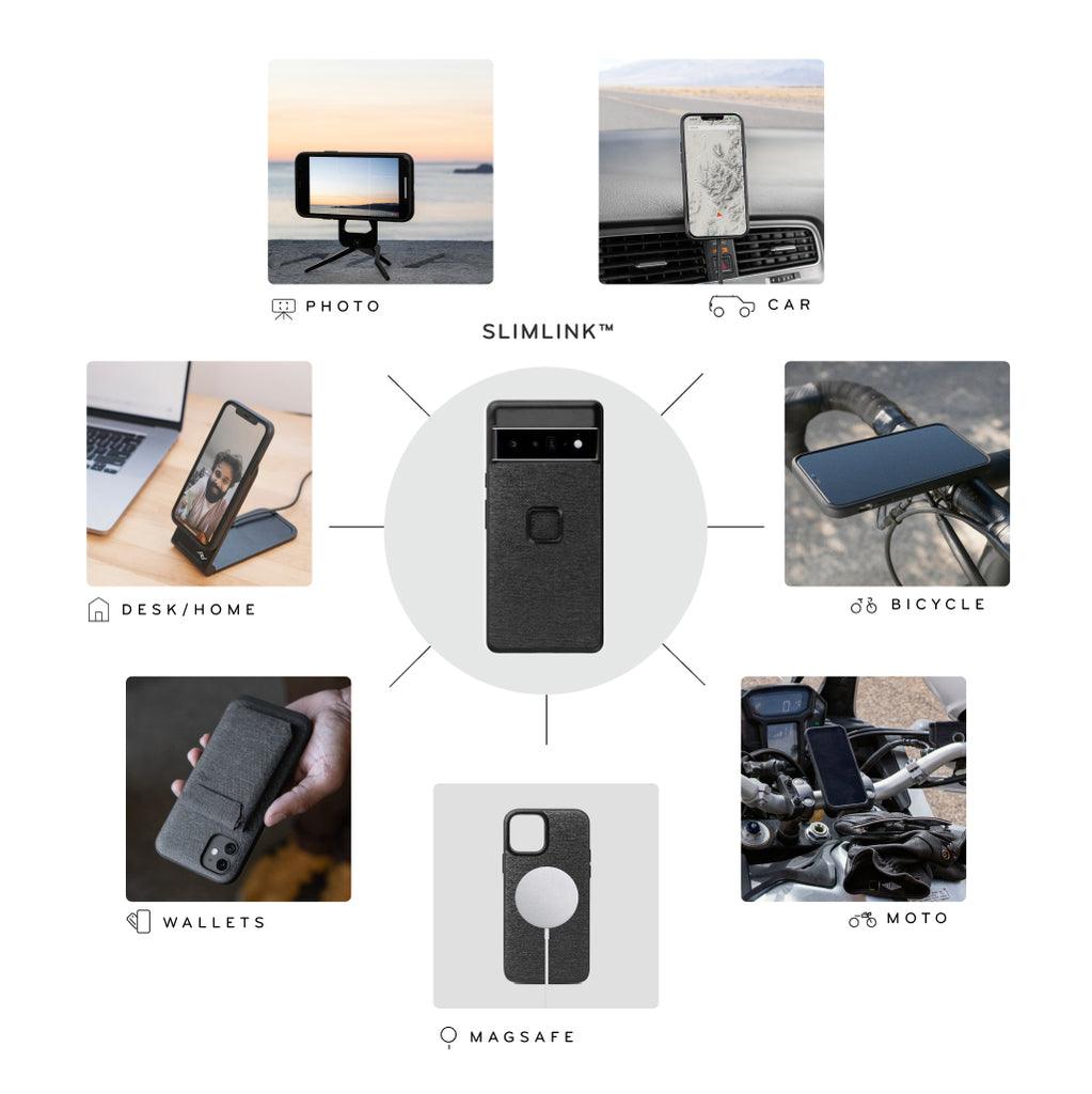 Peak Design Mobile Everyday Fabric Case For Pixel 7 Pro (Charcoal) - BUMSONTHESADDLE