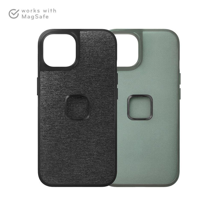 Peak Design Mobile Everyday Fabric Case iPhone 14 (Charcoal) - BUMSONTHESADDLE