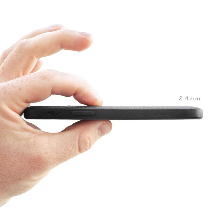 Peak Design Mobile Everyday Fabric Case iPhone 14 (Charcoal) - BUMSONTHESADDLE