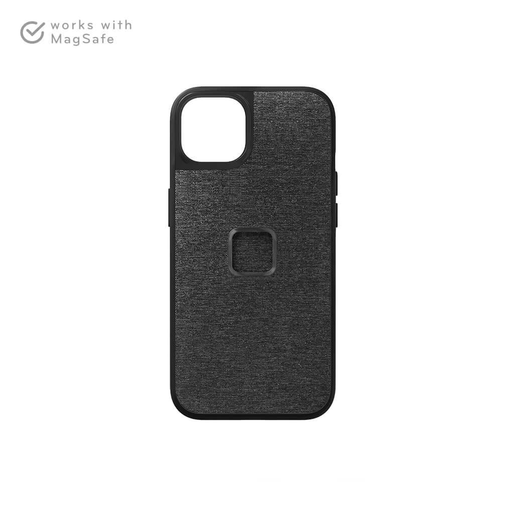 Peak Design Mobile Everyday Fabric Case iPhone 14 Plus (Charcoal) - BUMSONTHESADDLE