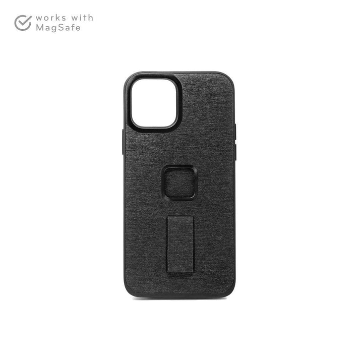 Peak Design Mobile Everyday Loop Case For iPhone 13 Standard (Charcoal) - BUMSONTHESADDLE