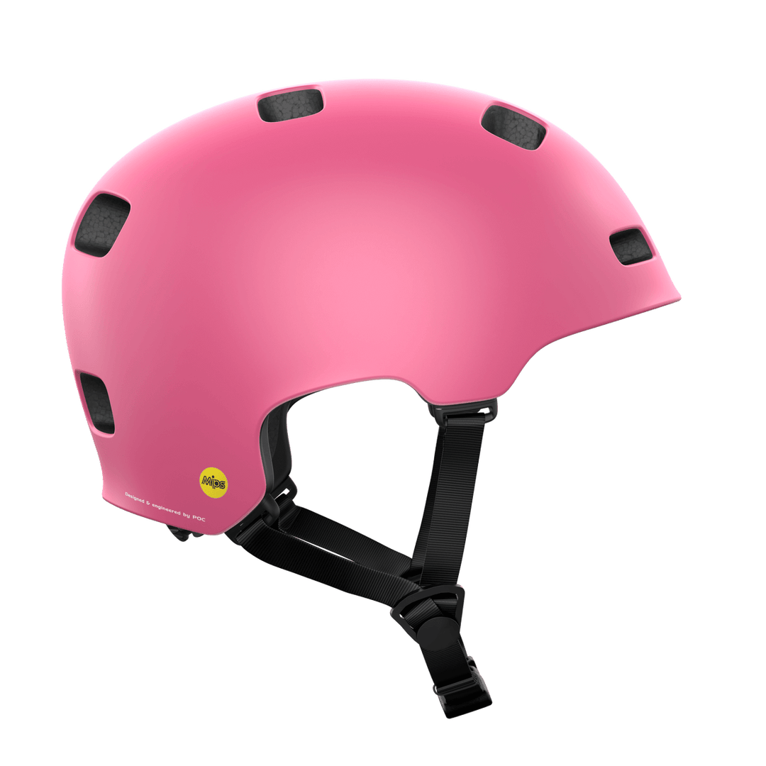 POC Crane MIPS Road Cycling Helmet (Actinium Pink Matt) - BUMSONTHESADDLE