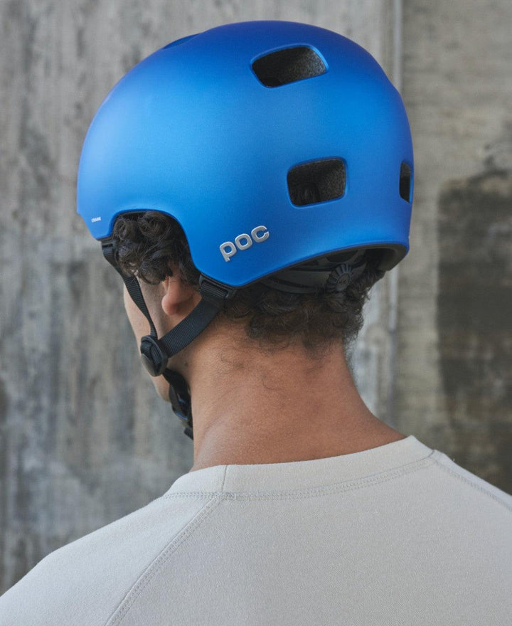 POC Crane MIPS Road Cycling Helmet (Opal Blue Translucent BSM) - BUMSONTHESADDLE