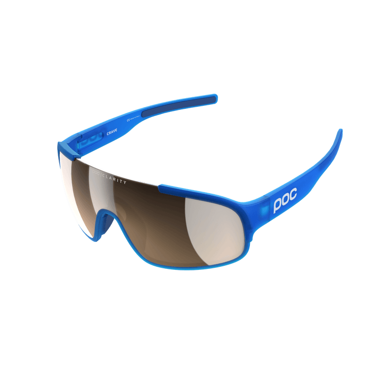 POC Crave Clarity Sport Sunglasses (Opal Blue Translucent) - BUMSONTHESADDLE