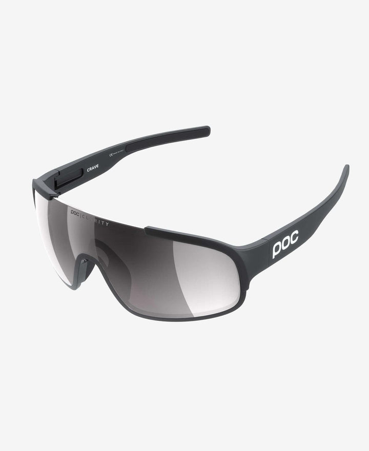 POC Crave Clarity Sport Sunglasses (Uranium Black) - BUMSONTHESADDLE