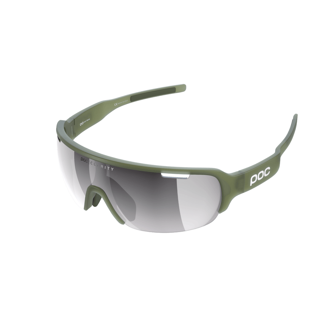 POC Do Half Blade Sport Sunglasses (Epidote Green Translucent) - BUMSONTHESADDLE