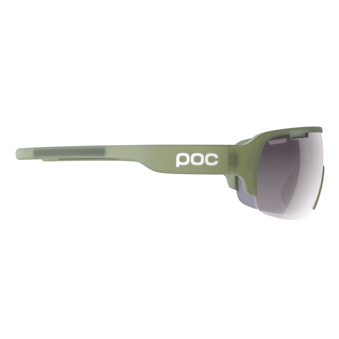 POC Do Half Blade Sport Sunglasses (Epidote Green Translucent) - BUMSONTHESADDLE