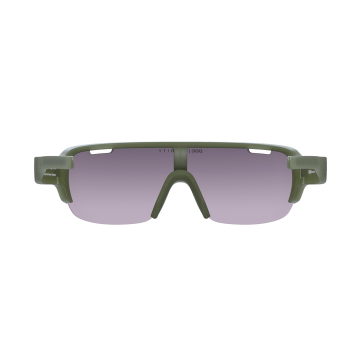 POC Do Half Blade Sport Sunglasses (Epidote Green Translucent) - BUMSONTHESADDLE