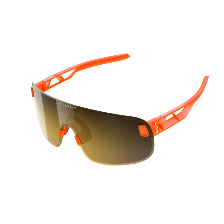 POC Elicit Sport Sunglasses (Fluorescent Orange Translucent) - BUMSONTHESADDLE