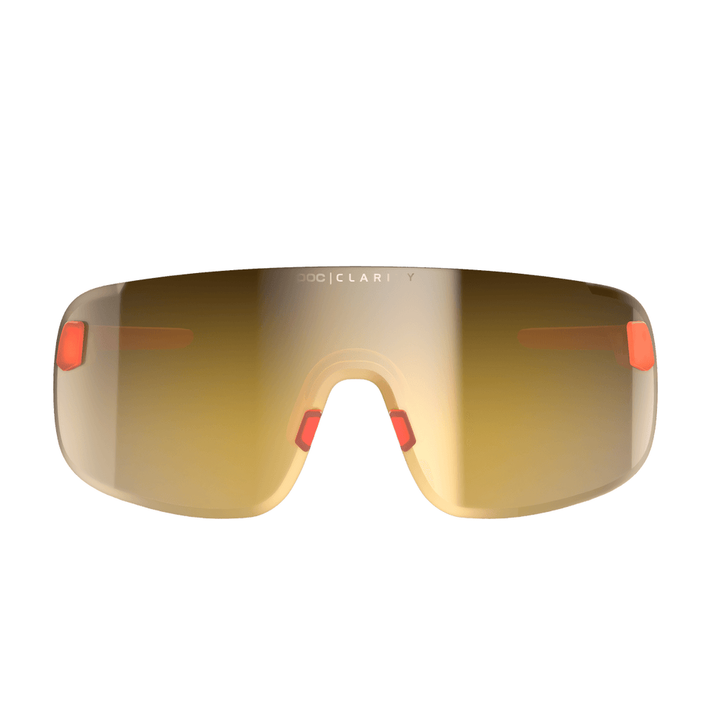 POC Elicit Sport Sunglasses (Fluorescent Orange Translucent) - BUMSONTHESADDLE