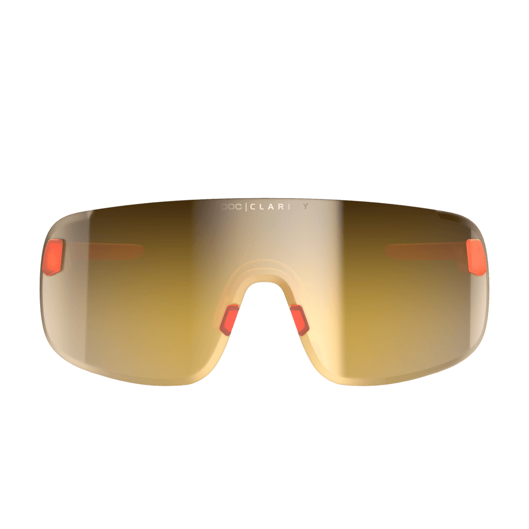 POC Elicit Sport Sunglasses (Fluorescent Orange Translucent) - BUMSONTHESADDLE